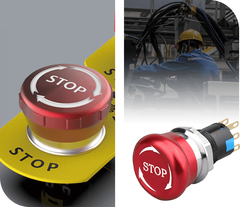 Waterproof Emergency Stop Pushbuttons  Waterproof Emergency Stop Pushbuttons