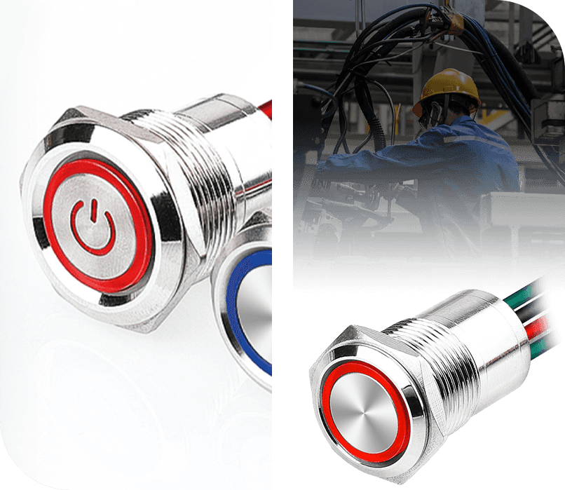 Waterproof Metal Pushbutton Switches  Waterproof Metal Pushbutton Switches